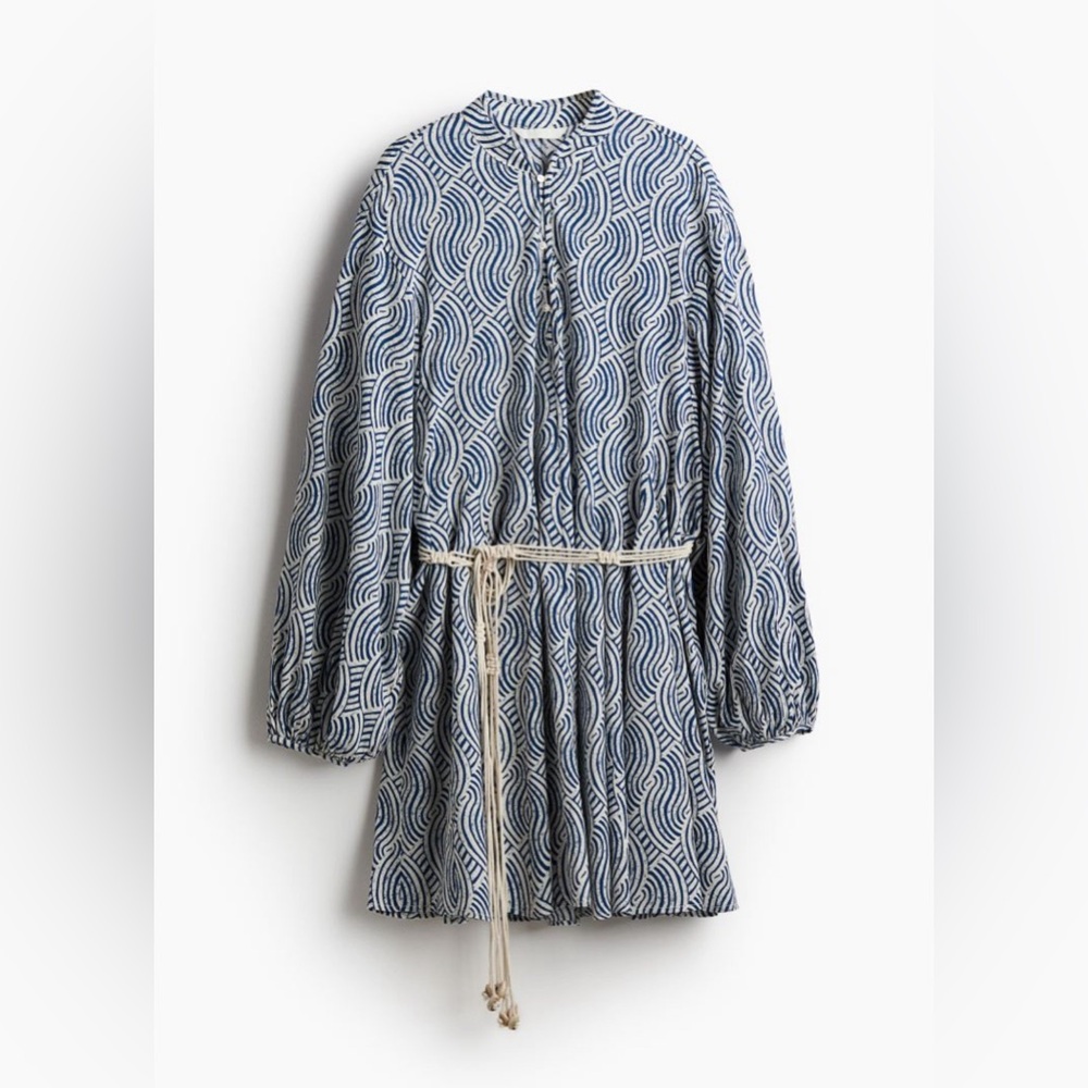 H&M shirt dress with Macramé Belt - NWT
